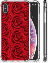 Back Case Geschikt voor iPhoneXs | X/10 Red Roses