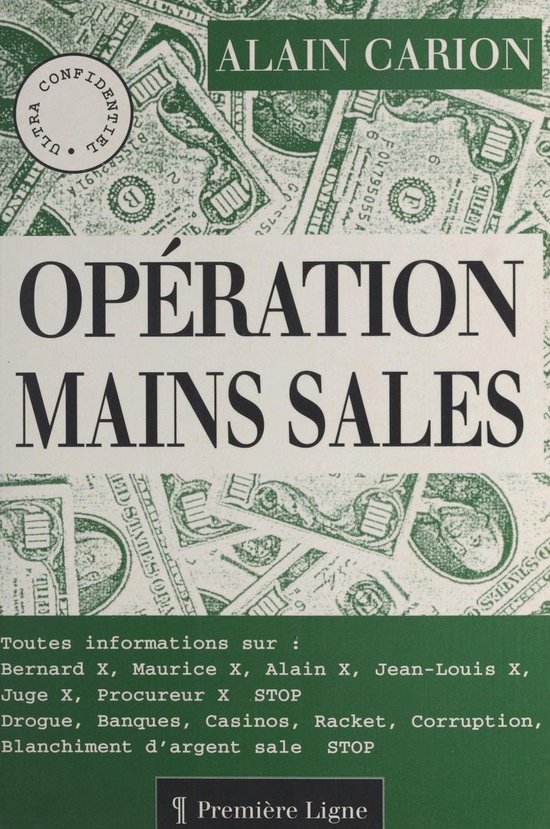 Opération mains sales - cover