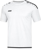 Jako Sports shirt - Taille 128 - Garçons - blanc / noir