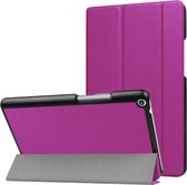 Tri-Fold Book Case - Geschikt voor Huawei MediaPad T3 8 Hoesje - Paars