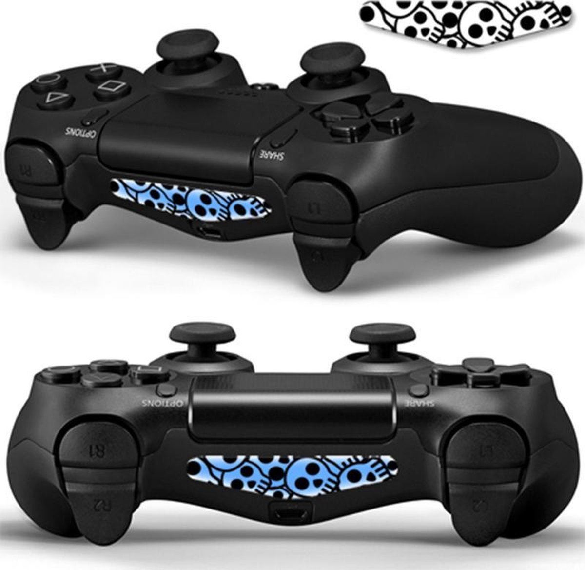PS4 Lightbar sticker voor Playstation 4 - Skulls - Schedels