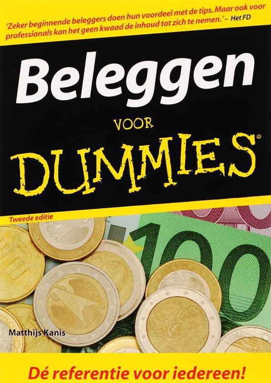 Cover van het boek 'Beleggen voor Dummies' van M. Kanis
