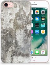 Hoesje Geschikt voor iPhone SE (2020/2022) Geschikt voor iPhone 7/8 Siliconen Case Beton