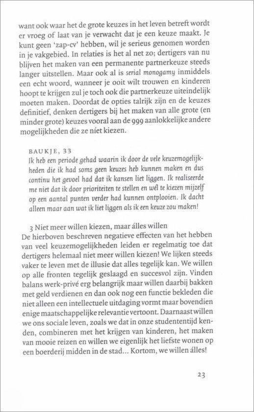 Het Dertigers Dilemma