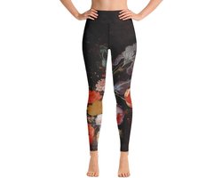 RELAX - High Rise Yoga Legging Dames - Rijks Flowers L