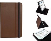 Uniek Hoesje voor de Bookeen Cybook Orizon - Multi-stand Cover, Bruin, merk i12Cover