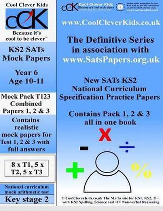 Sats Ks2 Year 6 Maths Practice Tests- SATs KS2 Year 6 Maths  ... - cover