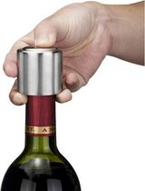 2X RVS Vacuum Pomp Wijnstopper - Wijnstop / Flessenstop Voor Wijn - Wijnflesafsluiter