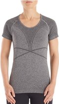 Pure Lime sportondergoed dames T-shirt grijs- grote maat 44/46