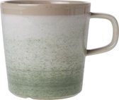 Cosy&Trendy Destino Light Green Beker - Ø 9 cm x 9.5 cm - 38 cl - Set-6