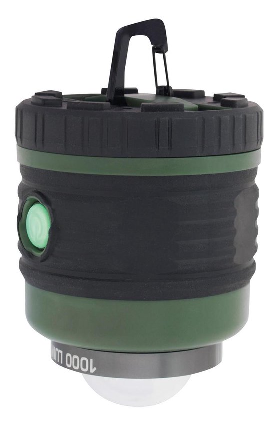 Eurotrail Campinglamp Léon 1000L - Black/Forest Green — afbeelding 4