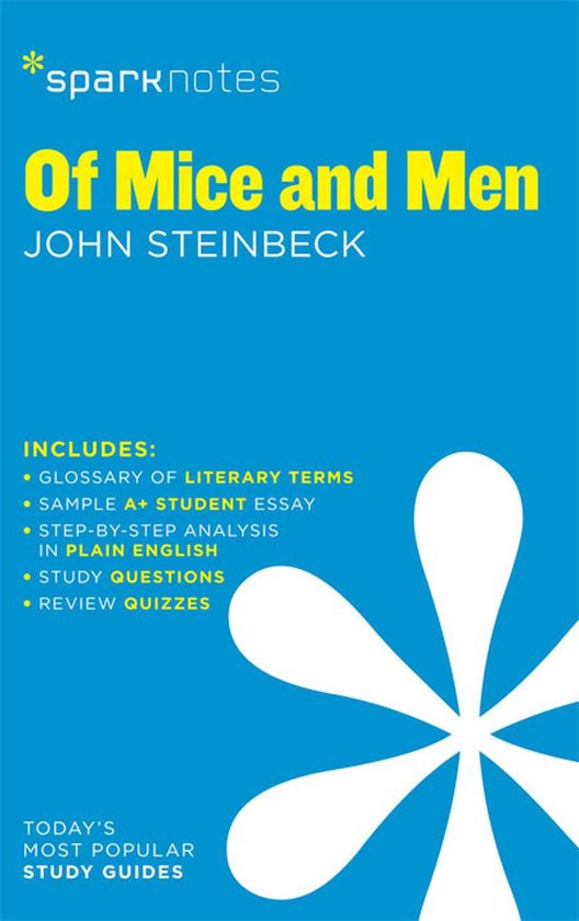 SparkNotes Literature Guide Series 51 - Of Mice and Men Spar ... - cover