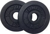 Tunturi Halterschijven - Gietijzer - 2 x 1.25 kg