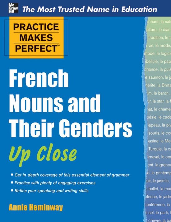 Practice Makes Perfect French Nouns and Their Genders Up Clo ... - cover