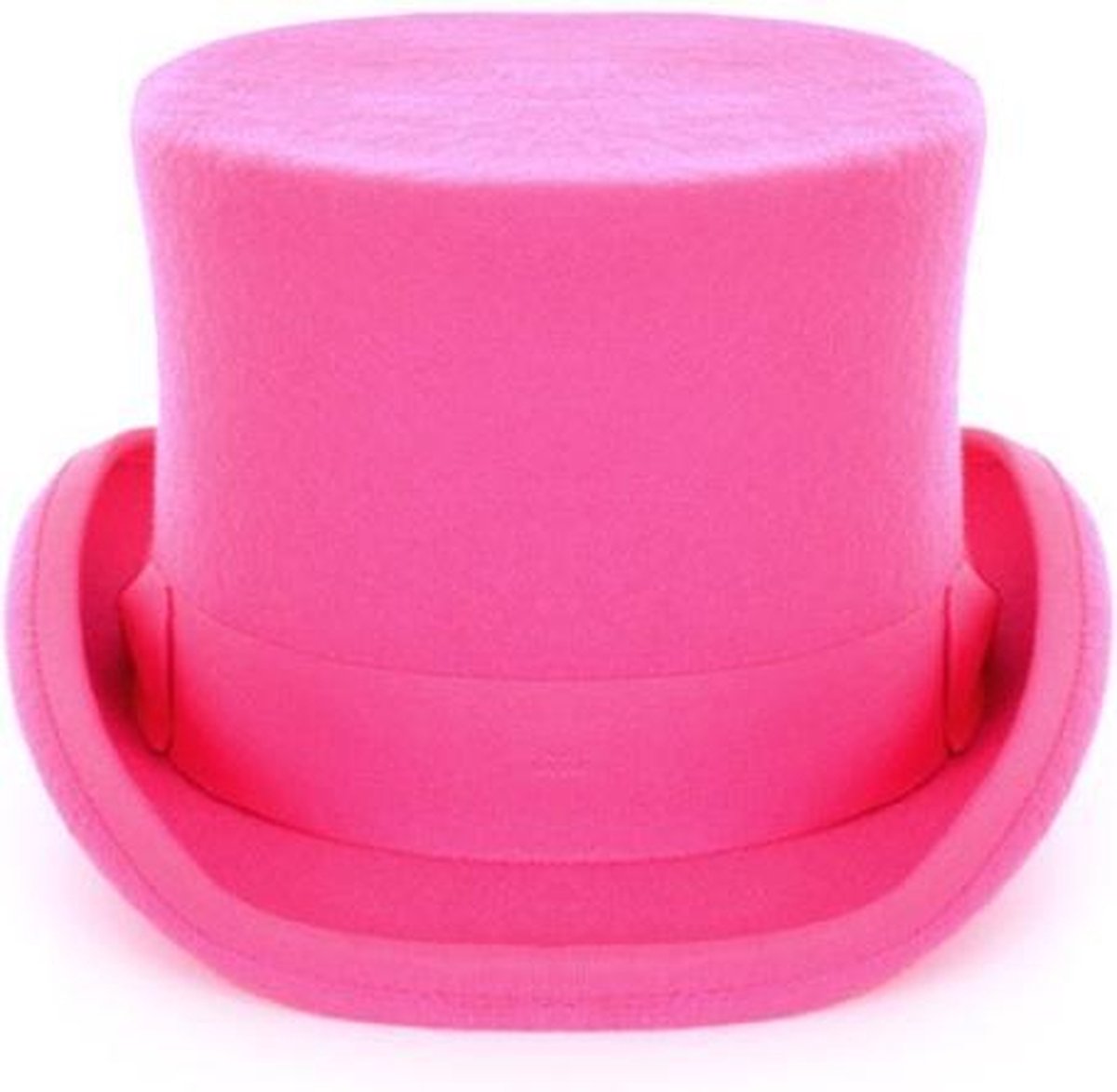 Hoge hoed roze steampunk tophat - 56-57-58 pink dames heren pride | bol.com