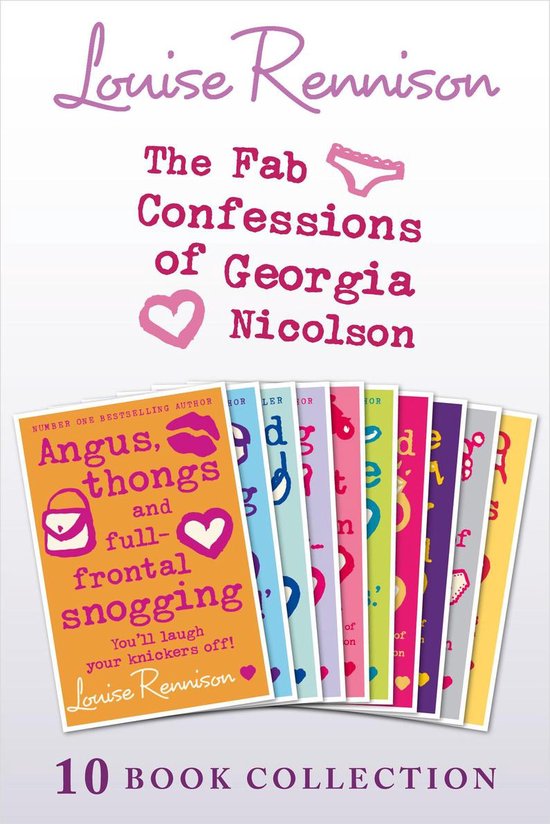 The Fab Confessions of Georgia Nicolson - The Complete Fab C ... - cover