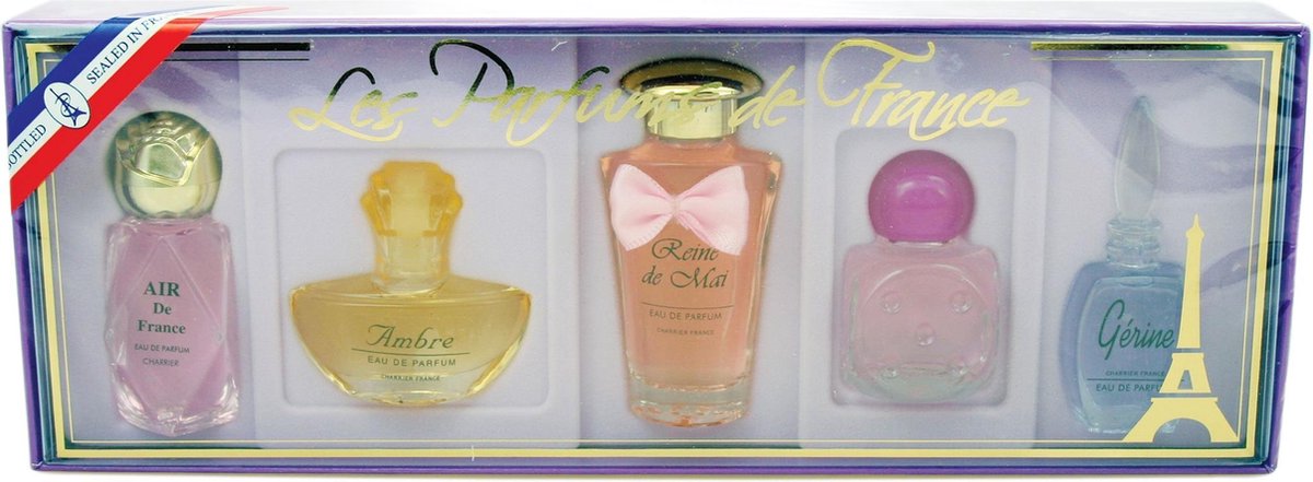 Charrier Les Parfums de France - Coffret Roses - 5 miniaturen