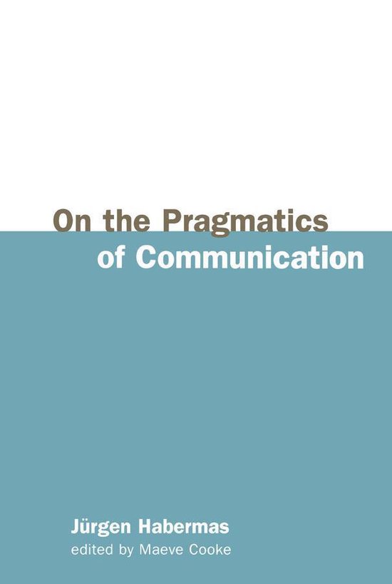 On the Pragmatics of Communication - cover