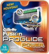 Gillette Fusion Proglide Power Scheermesjes Voordeelverpakking 10x8 stuks