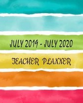 July 2019 - July 2020 Teacher Planner