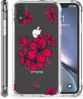 Geschikt voor iPhone XR Shockproof Case Blossom Red