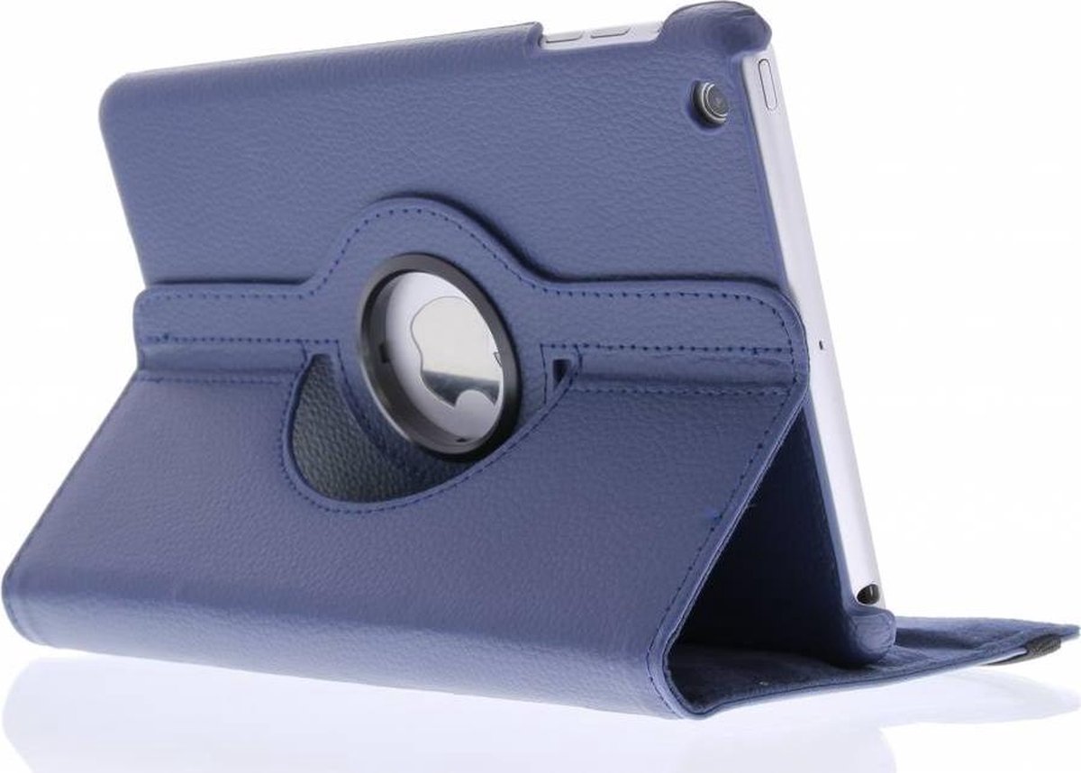 Tablet Hoes Geschikt voor iPad Mini 1 (2012) / iPad Mini 2 (2013) / iPad Mini 3 (2014) - 360° Draaibare Bookcase - Blauw op Prijzenvolger.com