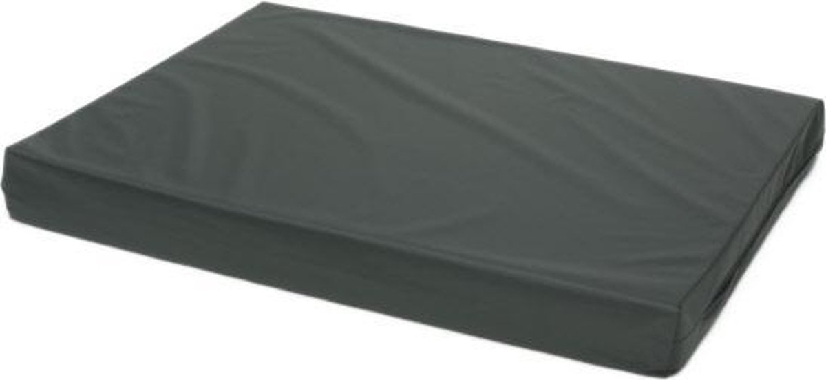 Losse hoes matras/orthopedisch hondenbed nylon antraciet maat 85x55x10 cm