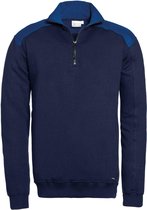 Santino Tokyo 2color Zip sweater (280g/m2) - Marine | Blauw - L