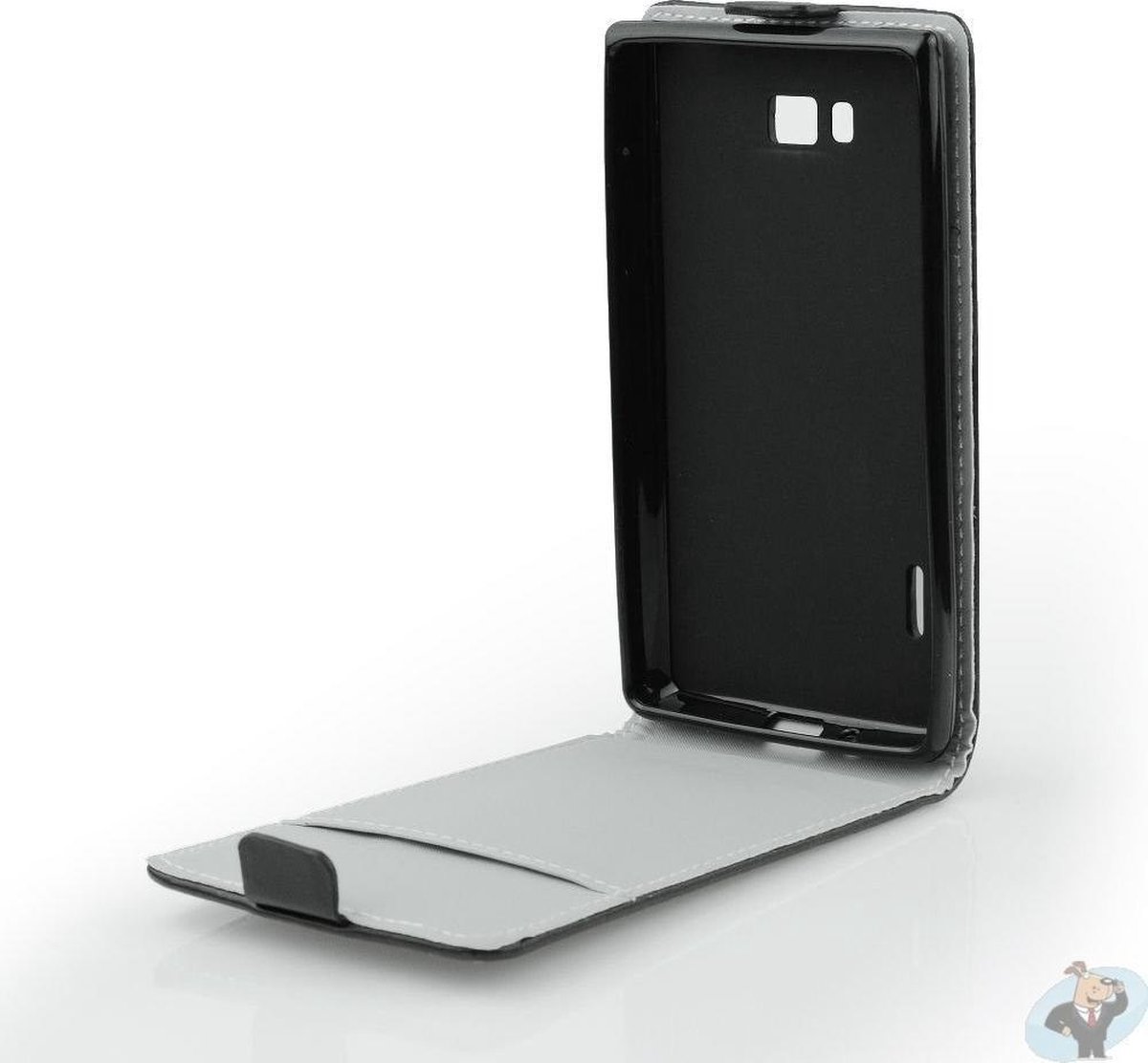 Samsung Galaxy A5 Flip Hoesje - Forcell Flexi Slim Zwart