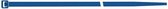 Serre-câble nylon bleu 4,5x280mm, 100pièces. Sapi