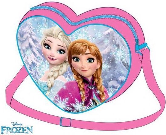 berekenen Medisch wangedrag Moderator Frozen handtas Elsa & Anna hartjes model | bol.com