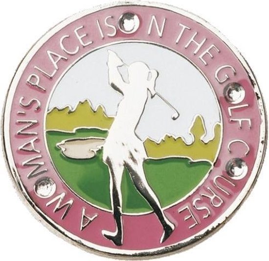 Bol Com Golfbal Marker A Woman S Place Is On The Golf Course