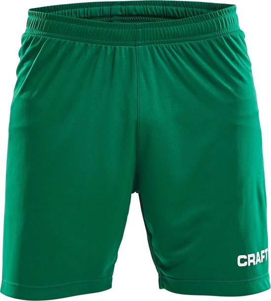 Craft Squad Short Solid Heren Sportbroek - Maat XL  - Mannen - groen/wit
