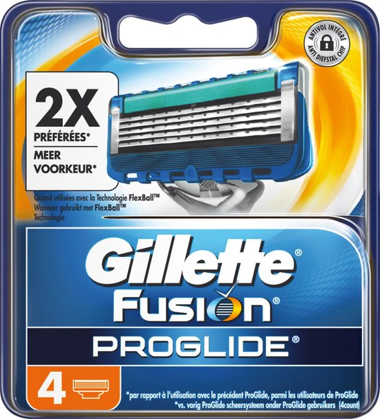 Winkelier waterbestendig transactie Gillette Fusion ProGlide - 4 stuks - Scheermesjes | bol.com