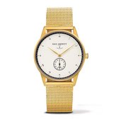 Paul Hewitt Signature Line White Ocean IP Gold Metal PH-M1-G-W-4M - Horloge - Staal - Goudkleurig - Ø 38mm