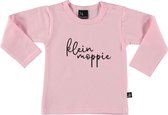 Klein moppie longsleeve shirt 74 Roze/Zwart