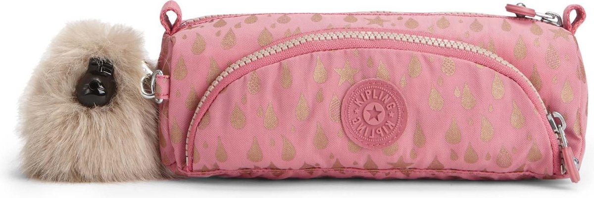 Trousse Pink Kipling - Feuilles Roses