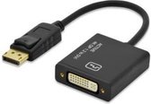 ednet 84516 DisplayPort / DVI Adapter [1x DisplayPort plug - 1x DVI socket 29-pin] Black 20.00 cm