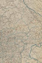 Russia Vintage Map Field Journal Notebook, 100 pages/50 sheets, 4x6