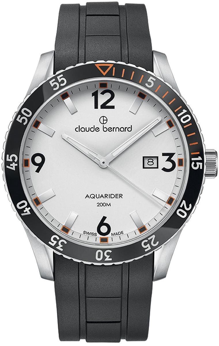Claude bernard aquarider 53008 3NOCA AO Man Quartz horloge