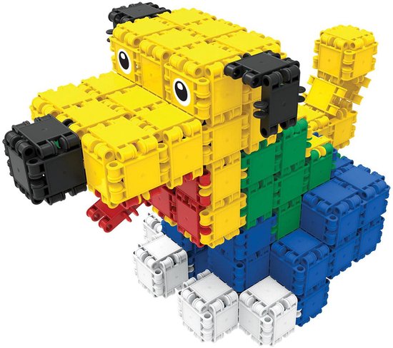 Clics Build & Play 10-in-1 bouwblokken– DUURZAAM SPEELGOED gemaakt van GERECYCLEERDE kunststof- bouwset 10 in 1 - speelgoed 4,5,6,7,8 jaar jongens en meisjes- educatief speelgoed- Montessori speelgoed- constructie speelgoed