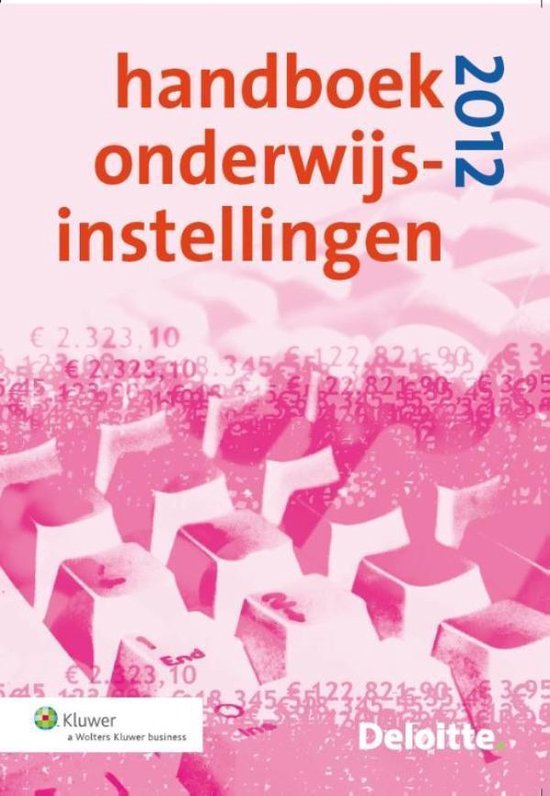 Cover van het boek 'Handboek onderwijsinstellingen / 2012'