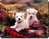 2 west highland Terriers schots Muismat