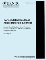 Consolidated Guidance about Materials Licenses