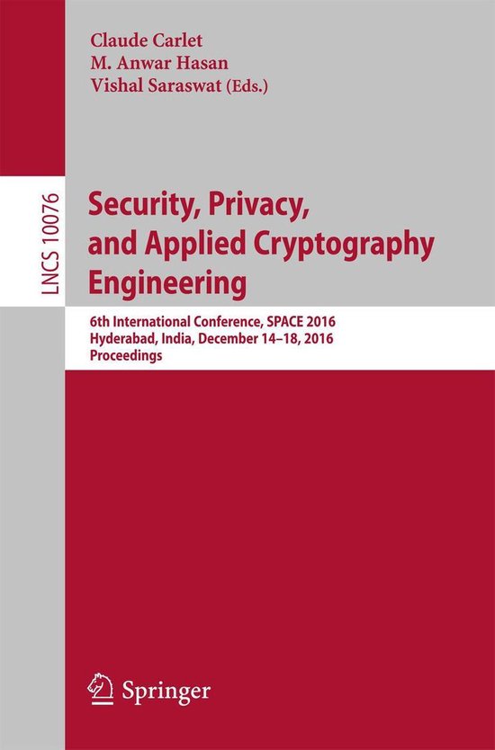 Springer Nature Proceedings Computer Science - Security, Pri ... - cover
