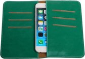 Groen Pull-up Medium Pu portemonnee wallet voor Apple iPhone 6 / 6s