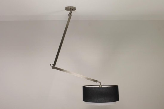 Plafondlamp / Hanglamp ROBUSTO 1-lichts | kap 1573 zwart | bol.com