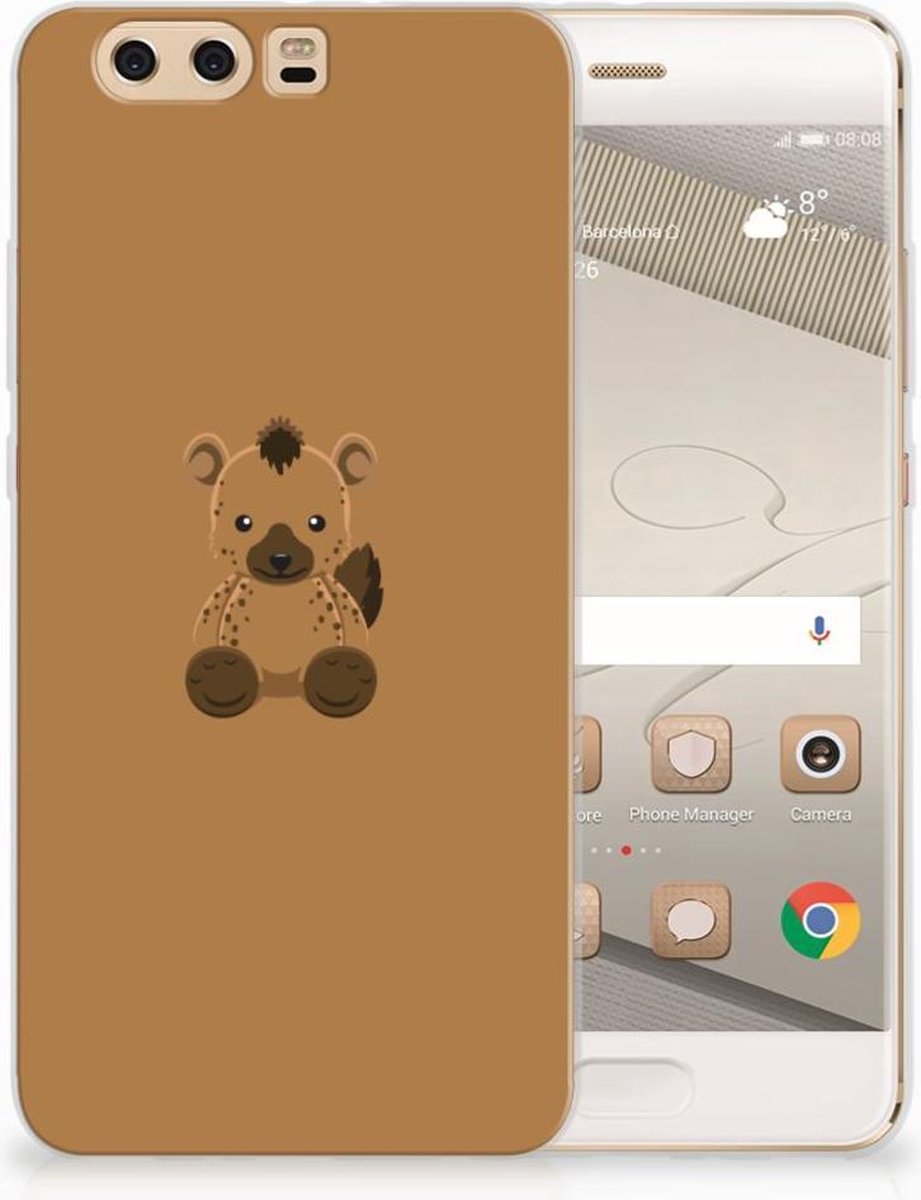 Huawei P10 Plus Telefoonhoesje met Naam Baby Hyena