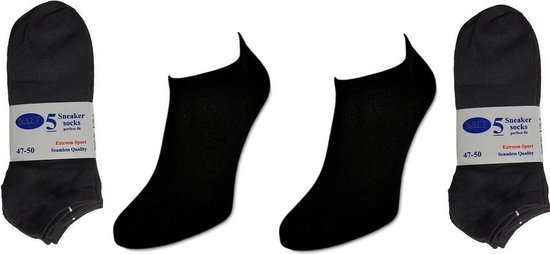 Naft Sneaker sokken Enkelsokken Multipack Heren Sneakersokken - 10 paar - maat 47-50
