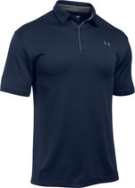 Under Armour Tech Polo- Sportshirt - Heren - Maat XXL - Donker Blauw